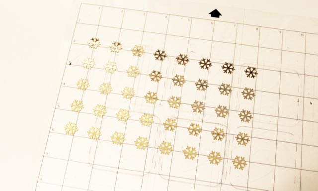 HTGAWCrafting Dec 2 Gold Foil Cut Snowflakes