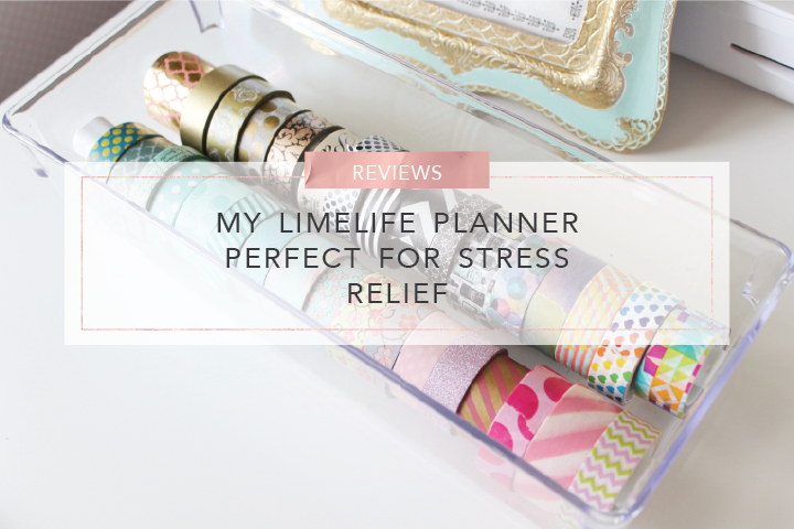 my limelife planner perfect for stress relief