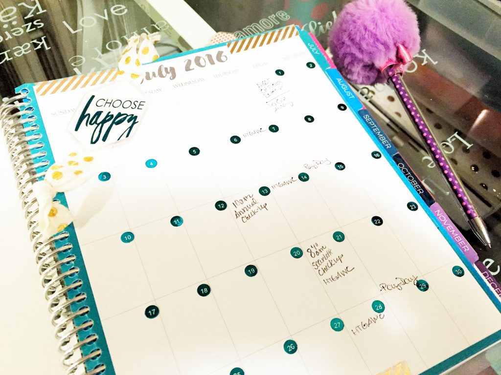 Notebook Planner Monthly Calendar
